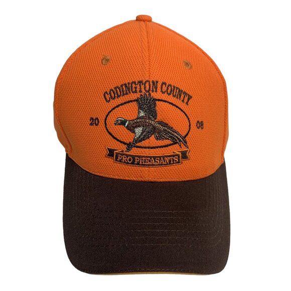 Blaze Orange Cap Ring Neck Pheasant Pro Pheasant Hunting Sponsor South Dakota - Picture 2 of 9